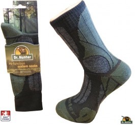 Dr. Hunter ponožky Herbst EXPEDITION, MERINO vlna Velikost: 42-44 EUR / 28-29,5cm