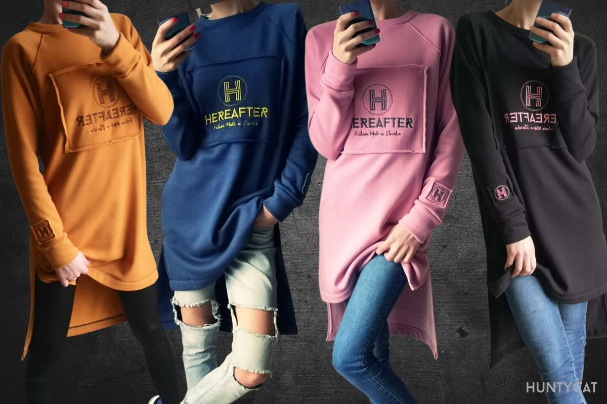 Dlhá dámska mikina Hoya