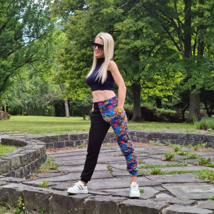 Dámske grafitové tepláky