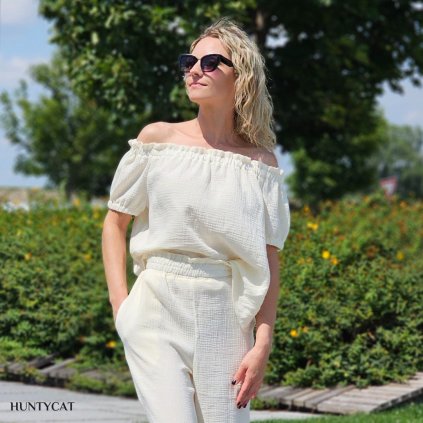 Mušelínové tričko Ixia Huntycat