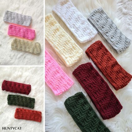 Háčkované čelenky dámske