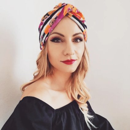 Dámsky elastický turban