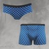 Spodný set pre páry Petrol dots