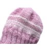 Pletená vlnená čiapka - ružová