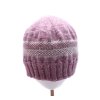 Pletená vlnená čiapka - ružová