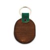 Kožená kľúčenka Orol - hnedá