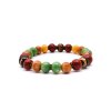 Keramický náramok zeleno-hnedo-červeno-žltý hupaci-oslik.sk