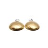 Dámske tepané náušnice z mosadze Puklice hupacioslik.sk