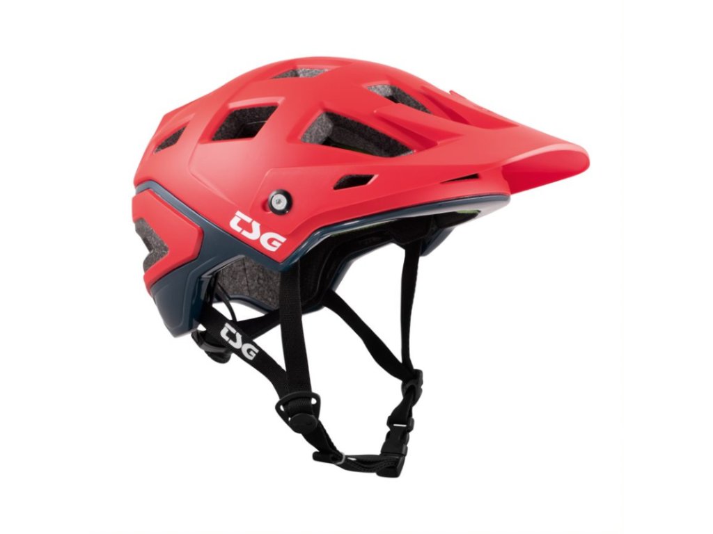 TSG Scope Solid Color Satin Red Blue - Cyklistická helma