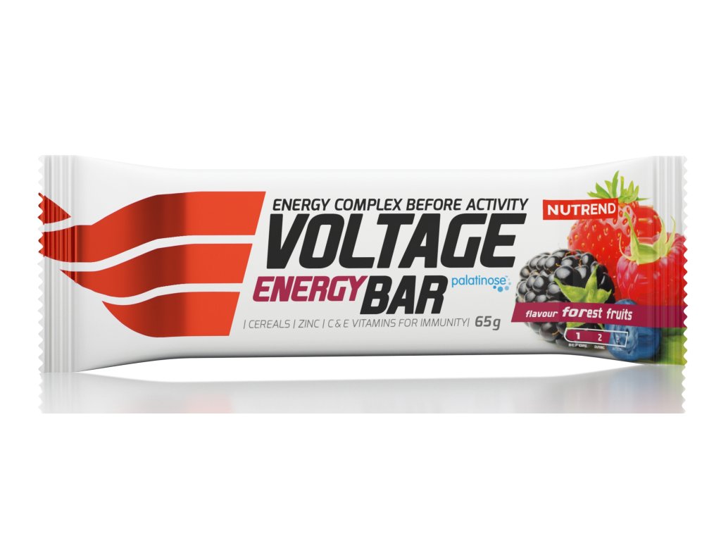 tyčinka VOLTAGE ENERGY BAR 65g lesní plody