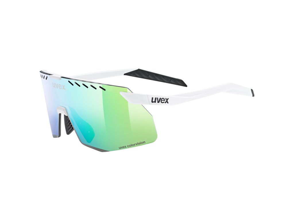 UVEX PACE STAGE S CV, white matt/mirror green