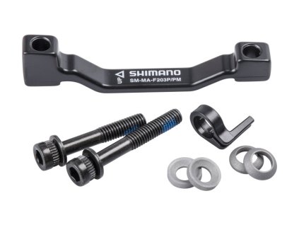 SHIMANO adaptér kotoučové brzdy post mount pro kotouč 203