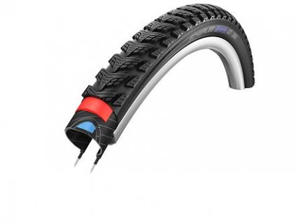 SCHWALBE plášť Marathon GT365 20x1.5 DualGuard černá+reflexní pruh