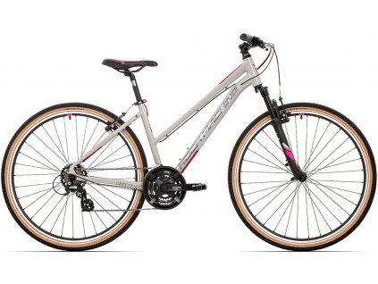 ROCK MACHINE CrossRide 100 lady gloss light grey/dark grey/New pink 2022