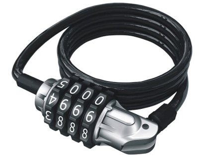 zámek MAGNUM spirála 1200x6 mm 4 x stavitelný kód