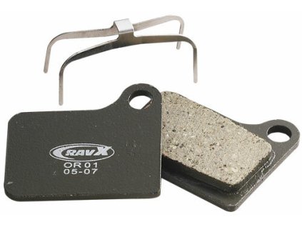 brzdové destičky RAVX Organic Shimano /BR-M555/Nexave C910/Tektro