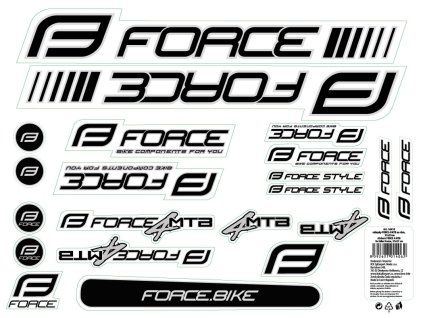 FORCE nálepky sada na rám,30x22