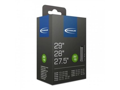 Duše Schwalbe AV19 pro 27.5", 28" a 29" kola – balení s auto-ventilkem 40 mm
