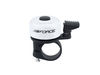 FORCE zvonek MINI Fe/plast 22,2mm paličkový, bílý