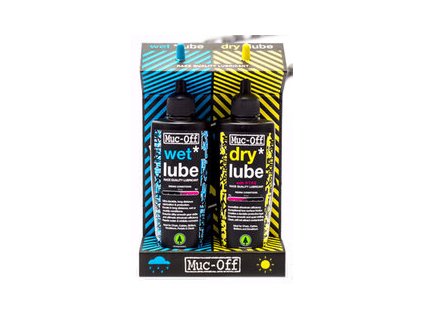 MUC-OFF mazivo Wet+Dry Lube 120ml Twin Pack