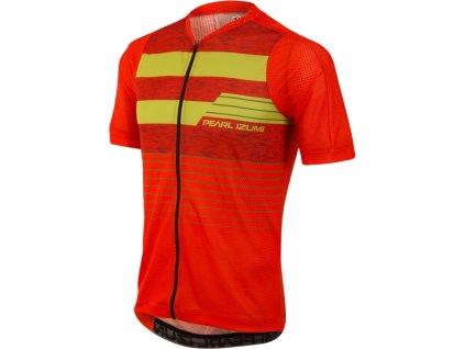 PEARL iZUMi MTB LTD dres, ORANGE.COM/CITRON STRIPE