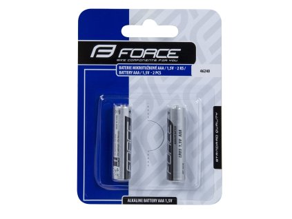 FORCE baterie mikrotužkové AAA / 1,5V 1 x 2 ks