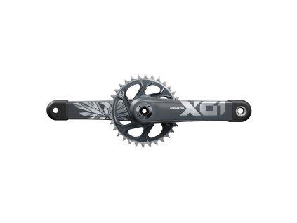 SRAM FC X01 Eagle DUB karbonové kliky Boost 32T, Lunar Polar
