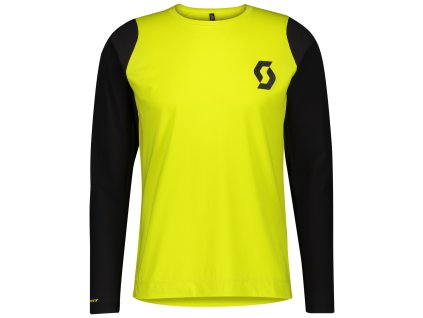 SCOTT TRAIL PROGRESSIVE dl. rukáv, sulphur yellow/black