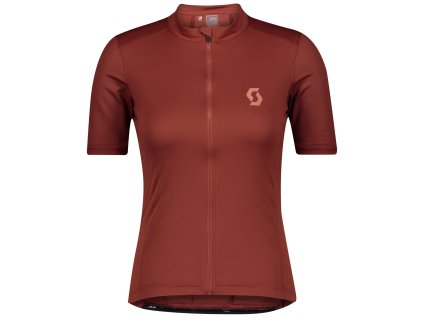 SCOTT W'S ENDURANCE 10 kr. rukáv, rust red/brick red