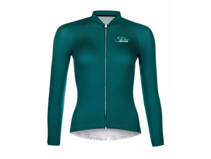 FORCE dres pure lady dlouhý rukáv, petrolejový
