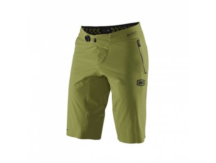 100% CELIUM SHORTS, olive, velikost 32