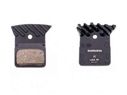 SHIMANO Brzdové destičky L05A, polymerové s chladičem, 1 pár- Flat mount