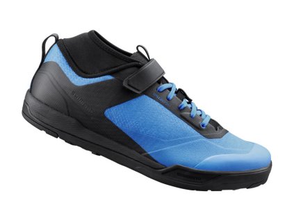 Shimano SH-AM702MB – SPD tretry na enduro/sjezd, modré
