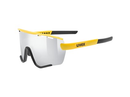 2023 UVEX BRÝLE SPORTSTYLE 236 SET SUNBEE-BLACK MAT/MIR.SILVER (CAT. 3) + CLEAR (CAT. 0)