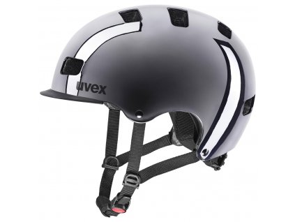 UVEX HLMT 5 BIKE PRO, GUNMETAL CHROME