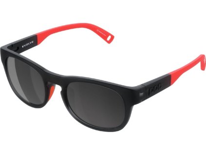 POC EVOLVE, uranium black/fluorescent orange