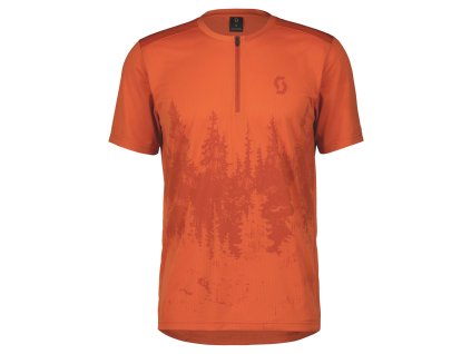 SCOTT TRAIL FLOW ZIP KR. RUKÁV braze orange