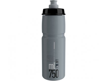 ELITE láhev JET 23' šedá/černé logo 750 ml