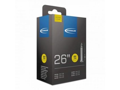 Schwalbe duše 26" SV14 60mm 40/60-559 galuskový ventilek light