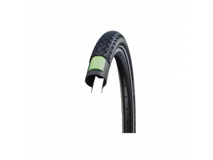 Schwalbe plášť Marathon Green 27.5x2.35 Addix Eco GreenGuard reflexní pruh