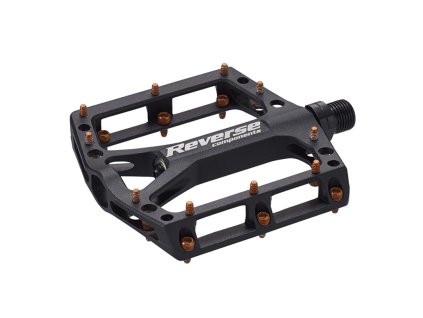 Pedály Reverse Black ONE Black / Orange