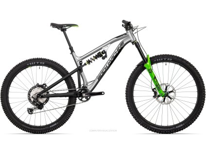 Enduro rám Blizzard z hliníku 6061-T6 s plovoucím čepem