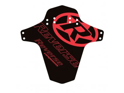 Blatník přední Reverse MudGuard Logo Black / Red