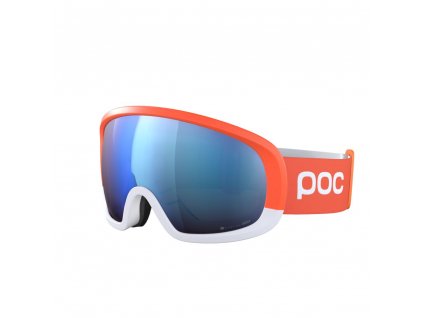 POC Fovea Mid Clarity Comp + Fluorescent Orange/Hydrogen White/Spektris Blue - lyžařské brýle