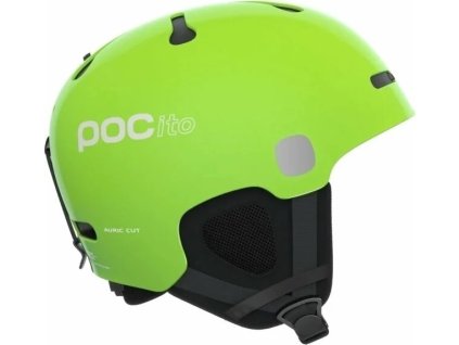 Dětská lyžařská helma POCito Auric Cut MIPS – Fluorescent Yellow/Green