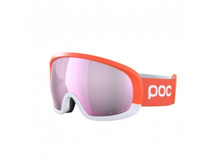 POC Fovea Mid Clarity Comp Fluorescent Orange/Hydrogen White/Clarity Comp Low Light ONE