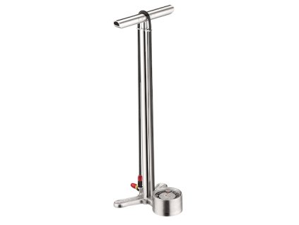 Lezyne CNC FLOOR DRIVE SILVER/HI GLOSS