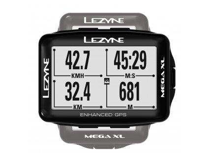 Lezyne MEGA XL GPS BLACK