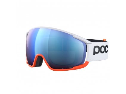 POC Zonula Race Hydrogen White/Zink Orange/Partly Sunny Blue Lyžařské brýle