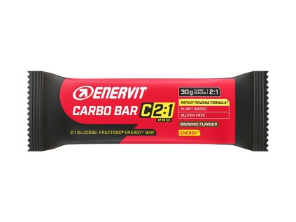 ENERVIT Carbo Bar C2:1, tyčinka, 45 g brownie